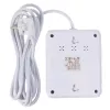 Extensão elétrica MACLEAN MCE388 W – 2 tomadas, 3×USB, 110–240V, 2500W, cabo de 3 m, branco