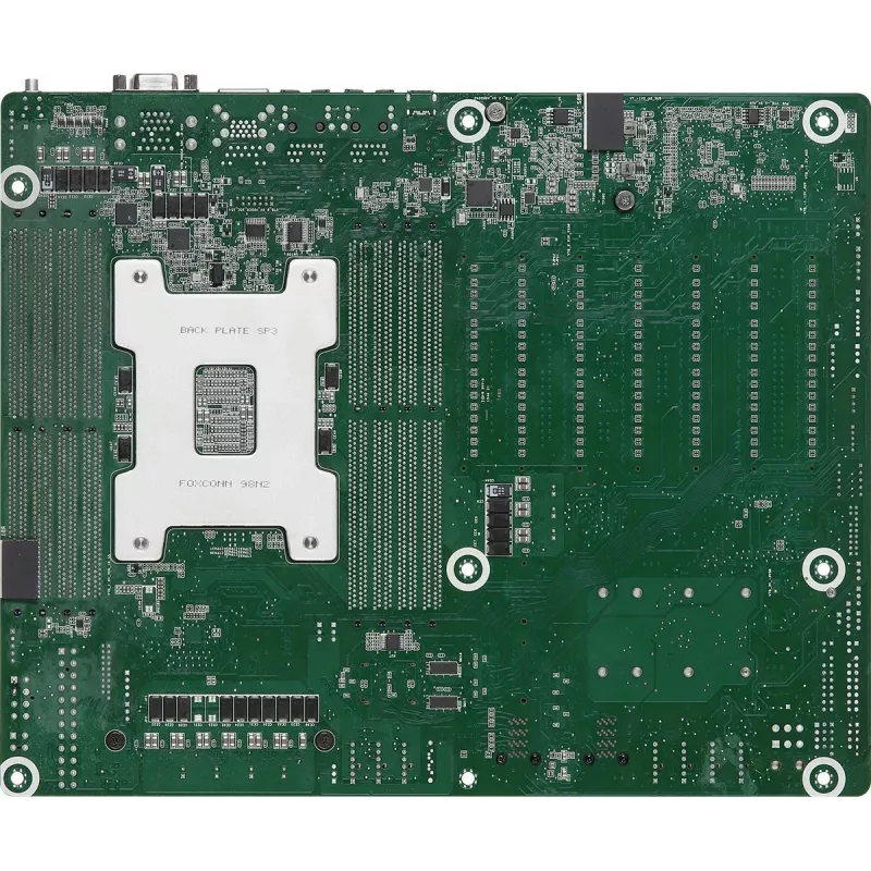 Motherboard ASRock ROMED8-2T ATX para AMD EPYC LGA 4094, 8× DDR4 DIMM, Octa-Channel, 2× M.2, 8× SATA III, 10GbE, 3× RJ-45