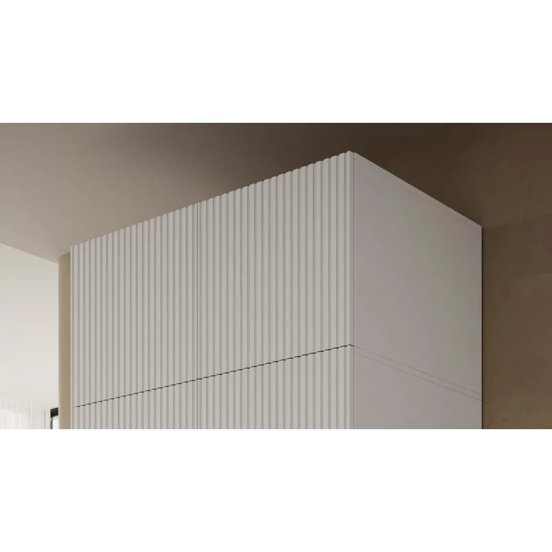 Roupeiro cama meble PAFOS 2D BASE 90×55,5×45 cm branco mate, 2 portas