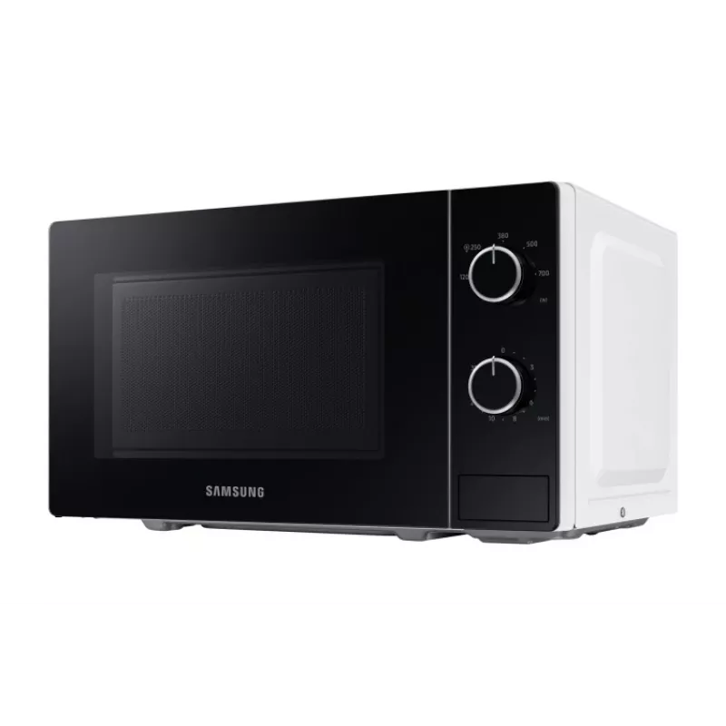 Micro-ondas solo Samsung MS20A3010AH, bancada, capacidade 20 L, 700 W, botão rotativo, preto