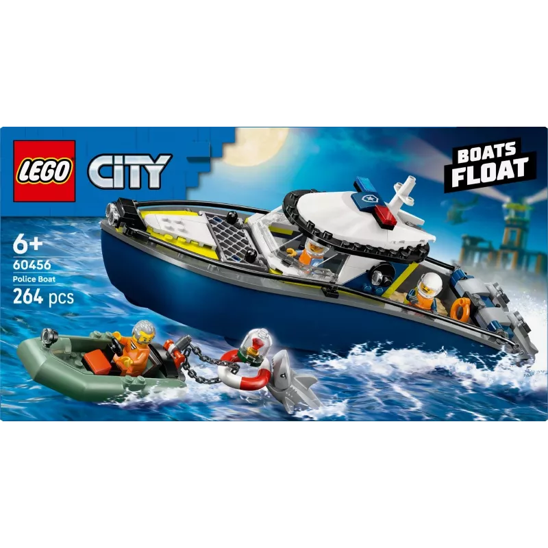LEGO CITY 60456 Perseguição ao barco da polícia