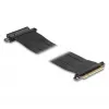 Placa riser DeLOCK PCI Express x8 macho para slot x8 com cabo 60 cm