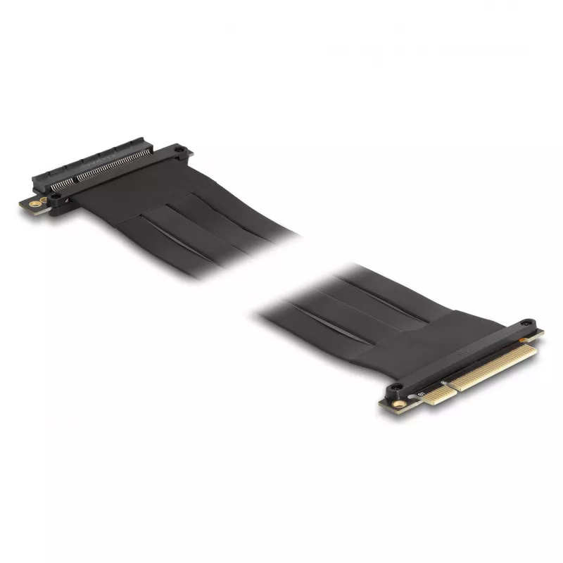 Placa riser DeLOCK PCI Express x8 macho para slot x8 com cabo 60 cm