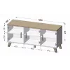 Aparador cama sideboard LOTTA 150 3D carvalho wotan + preto mate