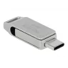 Pen drive DeLOCK 128 GB USB-C Type-A modelo rotativo