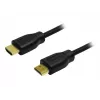 LogiLink CH0053 cabo HDMI de alta velocidade com Ethernet, HDMI 1.4, A macho – A macho, 4K/30, contactos banhados a ouro, 10 m, preto