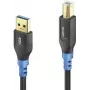 Cabo USB PureLink FI-U200-020 2 m USB A USB B preto azul