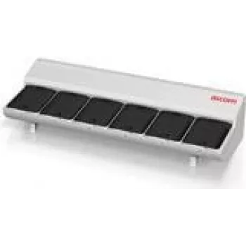 ASCOM estação de carregamento de bateria adequada para 6x baterias de smartphone Myco 3 - em branco (CR8-AAAA)