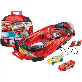 Pista de corridas CARRERA Speed Arena Disney Pixar Cars — conjunto de jogo de slot car