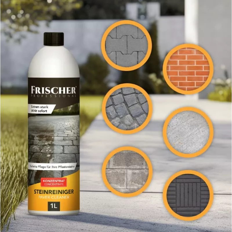 Limpa pavimentos e pedra natural FRISCHER 1000 ml fórmula concentrada
