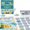 Puzzle memory mundo subaquático, jogo de tabuleiro