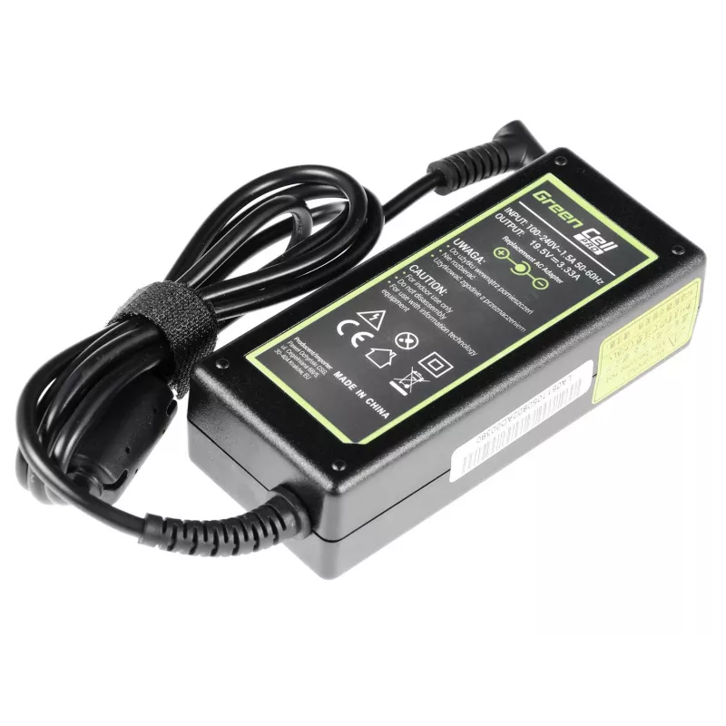 Green Cell AD49P fonte de alimentação/carregador para interiores 65 W preto