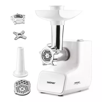 Picadora de carne Zelmer ZMM3511B, 1500 W, branco