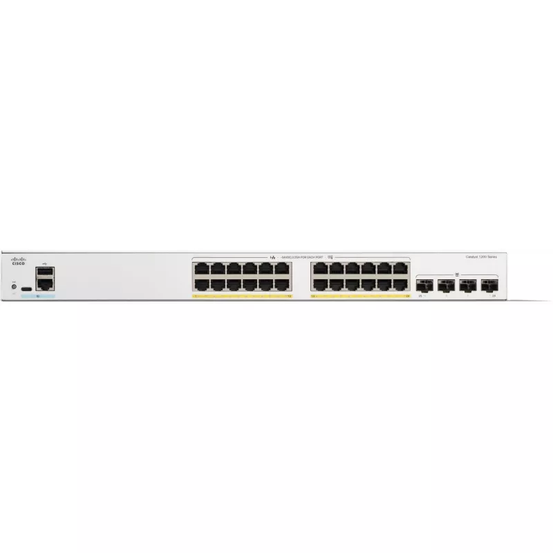 CISCO Catalyst 1200 24 portas GE PoE 4x1G SFP