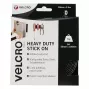 Fita VELCRO extra forte autocolante, gancho e laço 50mm x 2,5m preto