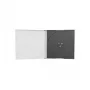 MEDIARANGE Caixa de CD Jewelcase Single tray - Estojo de armazenamento de CD - Capacidade: 1 CD/DVD - Preto (pack de 100)