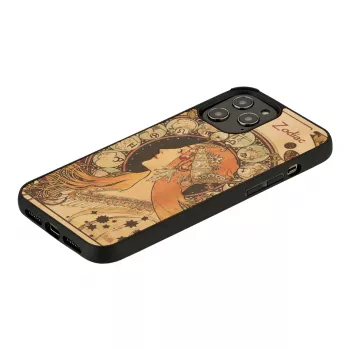 Capa para telemóvel man and wood para iPhone 12 Pro Max — zodiac preto