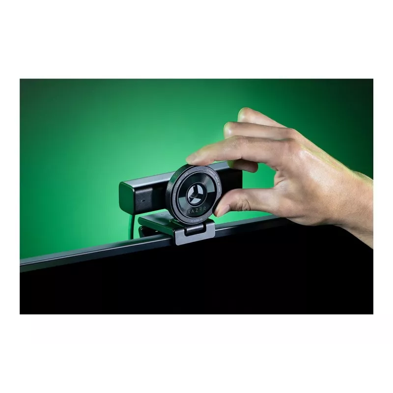 Razer | Webcam | Kiyo V2 | MJPEG até 4K 30 FPS, 1080p 60 FPS, YUY2 até 4K 15 FPS, 1080p 60 FPS, NV12 até 4K 20 FPS, 1080p 60 FPS