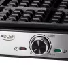 Máquina de waffles Adler AD 3083 – 4 waffles quadrados 10×10 cm, 1200 W, temperatura ajustável, revestimento antiaderente, pegas frias