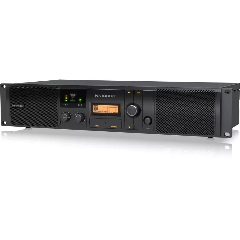 Behringer NX1000D amplificador de áudio performance/palco preto