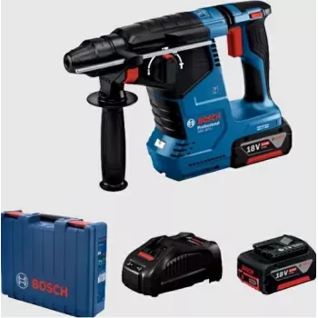 Martelo perfurador BOSCH GBH 187-LI 2,4J 2x5,0Ah 0611923021