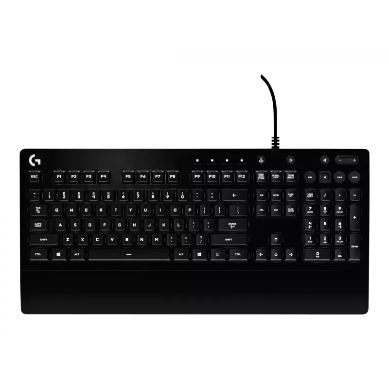 Teclado gaming Logitech G G213 Prodigy RGB LED Tamanho completo Com fios