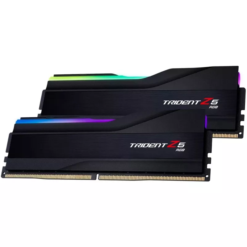G.Skill Trident Z5 RGB F5-8400J4052G24GX2-TZ5RK 48 GB (2 x 24 GB) DDR5-8400 CL40 Kit de memória, preto