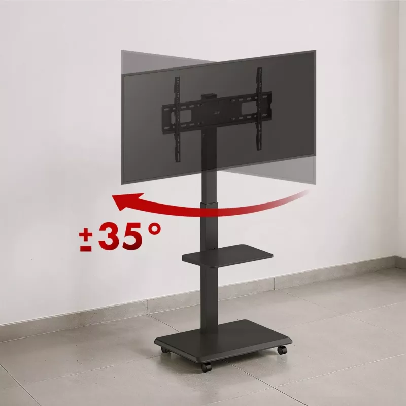 Suporte de TV ergo office ER-304 B, capacidade máx. 50 kg, VESA 600x400