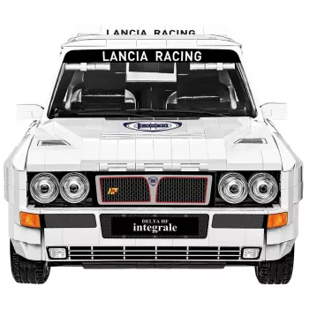 Maquete à escala 1:12 Cobi Lancia Delta HF Integrale EVO Executive Edition, brinquedo de construção