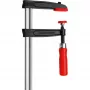 Grampo de aperto em F Bessey TPN20B6BE – 20 cm de abertura, corpo em alumínio, componentes pretos e vermelhos
