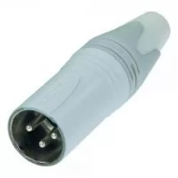 Conector XLR NEUTRIK ficha, reto número de polos: 3 branco NC3MXX-WT 1 unid. (NC3MXX-WT)