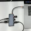 Hub USB-C Tellur TLL321061 com PD 3.0 100W, saída HDMI e 3× portas USB 3.0