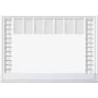 Tapete de secretária Sigel H6366 papel cinzento/branco, papel, 595×410 mm, FSC
