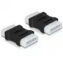 Adaptador de conector DeLOCK 65044 4-Pin-Molex preto