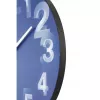 NeXtime Relógio 3077bl 3D, Ø39,5 cm, parede, azul/branco