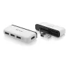 Hub de viagem Belkin USB 2.0 4 portas, prateado, F4U021bt