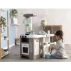 Smoby 311050 cozinha de brincar com área de lavandaria e acessórios
