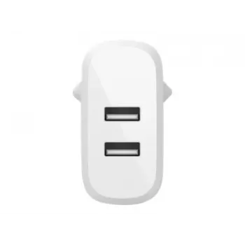 Belkin BOOST CHARGE - Fonte de alimentação - 24 Watt - QC 3.0 - 2 portas de saída (USB) - branco (WCB002VFWH)