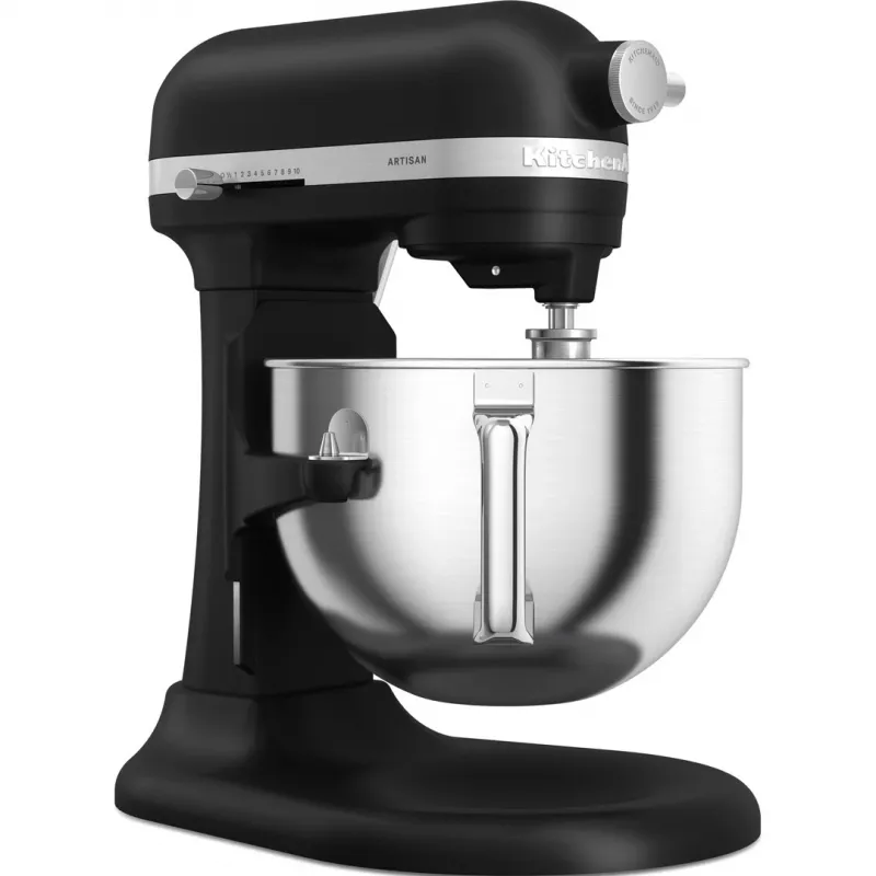 KitchenAid 5KSM60SPXEBM Robot de cozinha 375 W Preto, Cinzento, Aço inoxidável