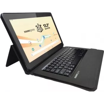 Capa com teclado sem fios para tablet HANNspree 80-PM000001G02K para tablets de 10,1 polegadas