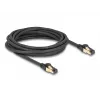 Cabo de rede DeLOCK RJ45 Cat.6A ficha para ficha S/FTP 5m preto