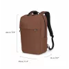 Mochila COMMUTER para portátil 13-16 polegadas, castanha