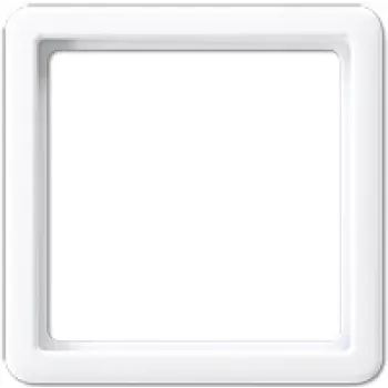 JUNG CD 561 Z5 WW. Cor do produto: branco, Material: termoplástico. Dimensões da janela (LxAxP): 55 x 55 mm (CD561Z5WW)
