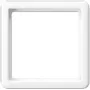 JUNG CD 561 Z5 WW. Cor do produto: branco, Material: termoplástico. Dimensões da janela (LxAxP): 55 x 55 mm (CD561Z5WW)