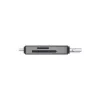 Leitor de cartões SD 3-em-1, USB-C + USB-A 2.0 + Micro-USB