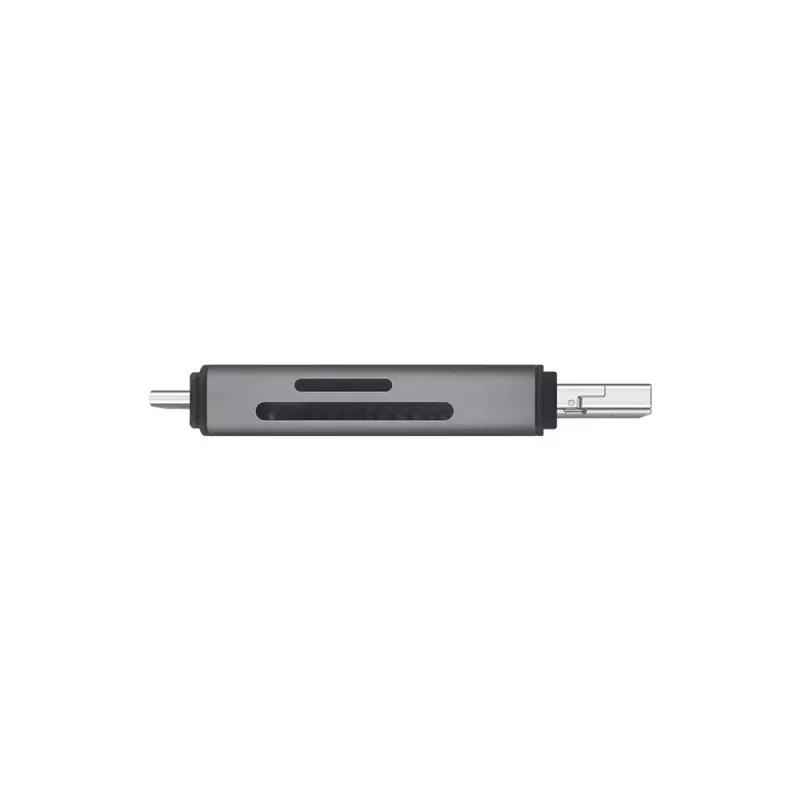 Leitor de cartões SD 3-em-1, USB-C + USB-A 2.0 + Micro-USB