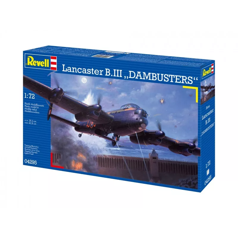 Revell Lancaster B. III Dambusters (04295) 1:72 escala avião kit de montagem em plástico