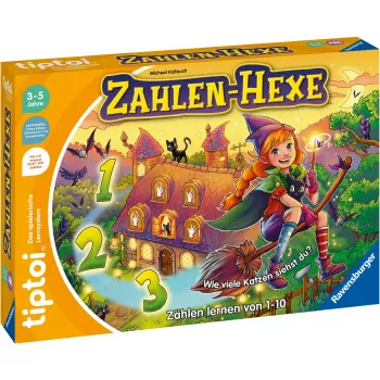 tiptoi Zahlen-Hexe, jogo de tabuleiro
