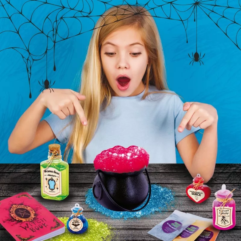 Conjunto de ciência educativa Liscianigiochi Crazy Science Casa das Bruxas (modelo 304-PL100255)