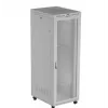 Armário rack 19 polegadas LANBERG FF01-8047-23SL 47U 800x1200 mm cinzento portas perfuradas